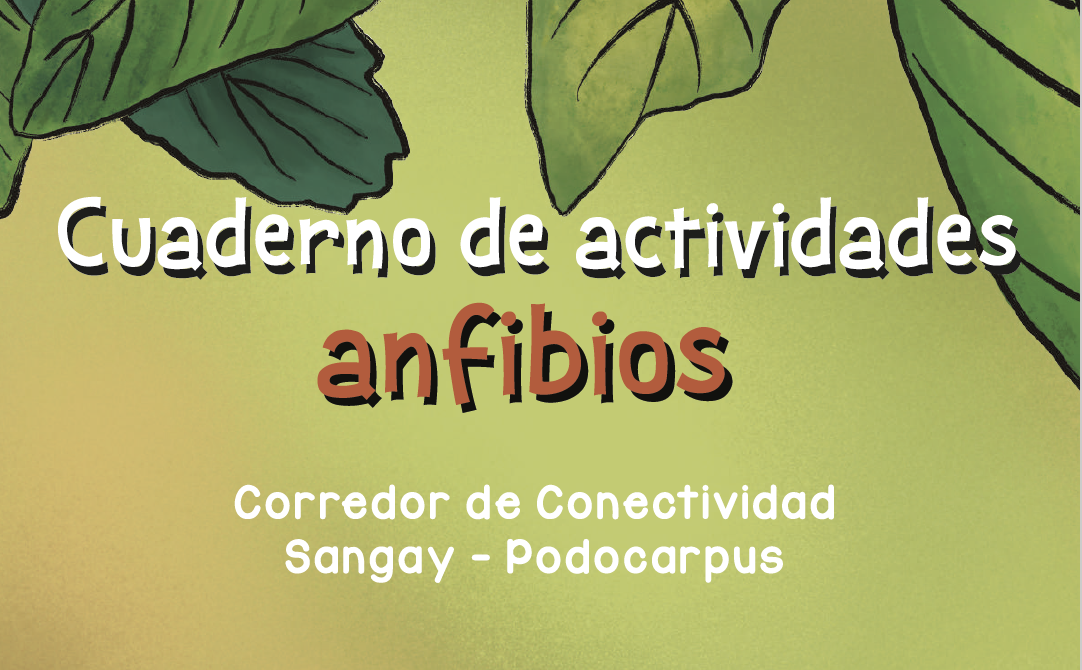 Cuaderno de actividades de anfibios del CCSP